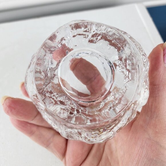 Snowball by Kosta-Boda Votive Candleholder - Picture 4 of 6